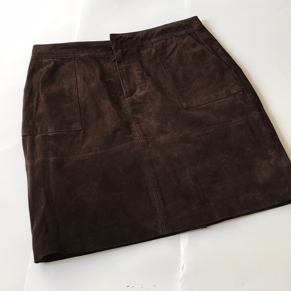 Violeta by Mango Genuine suede skirt - Picture 3 of 8